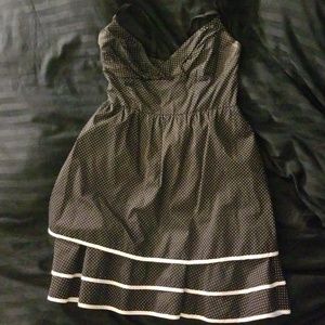 Torrid Black and White Polka Dot Dress Size 12